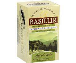 BASILUR LEAF LEAF OF CEYLON - TEA BAG - ULBT - FOIL ENV - NUWARA ELIYA - 2g X 20 EN X 12 (40g)