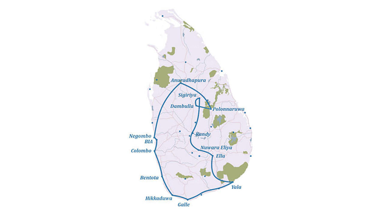 Kingdoms of Ceylon (10 Days)
