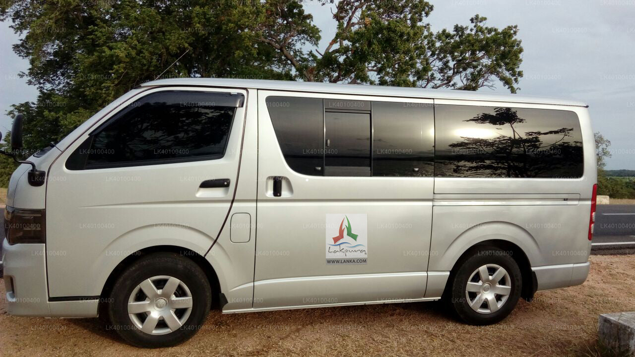 Colombo Airport (CMB) to Ambalantota City Private Transfer