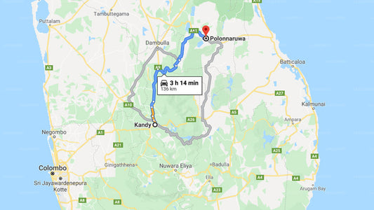 Kandy City to Polonnaruwa City Private Transfer