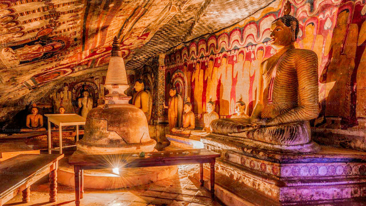 Sigiriya Rock and Dambulla Cave from Panadura