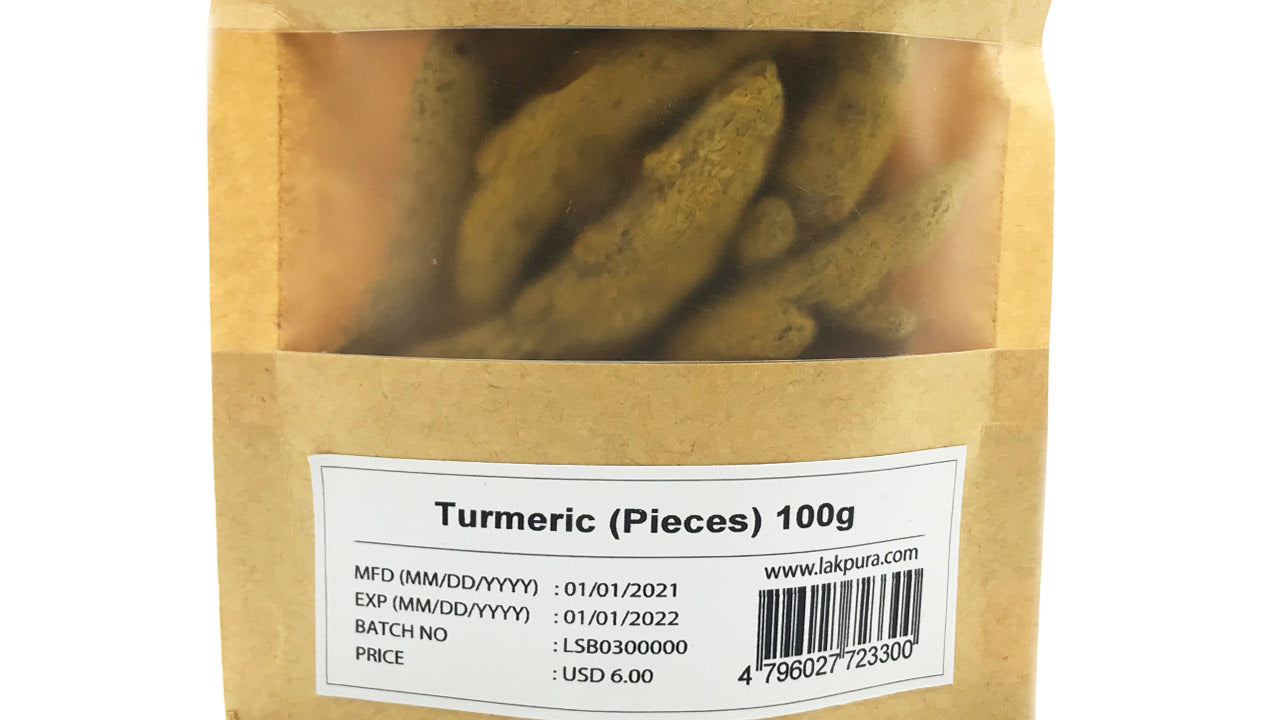 Premium Quality Ceylon Tumeric (Pieces)