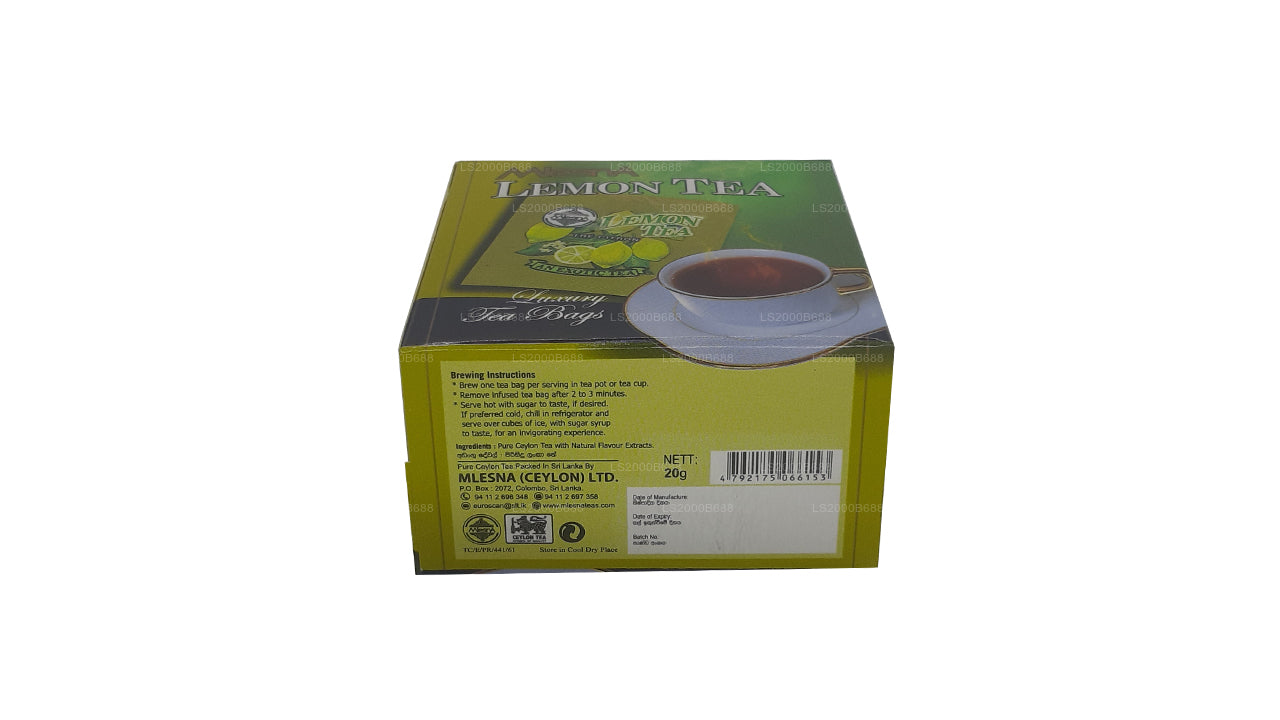Mlesna Lemon Tea (20g) 10 Luxury Tea Bags