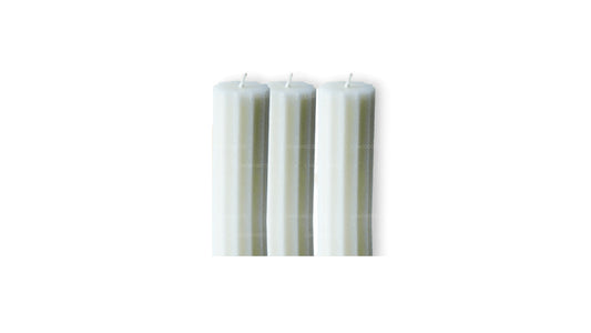 Siddhalepa Scented Long Stripped Candle (Pack of 3 Candles)