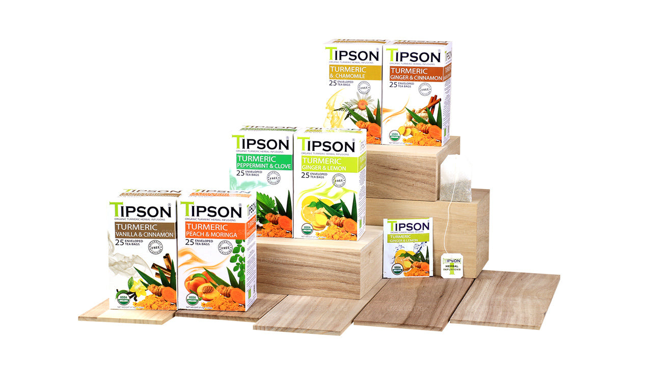 Tipson Tea Organic Turmeric Bundle - 6 Pack (225g)