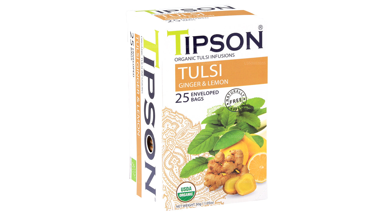 Tipson Tea Organic Tulsi With Ginger Lemon (30g)