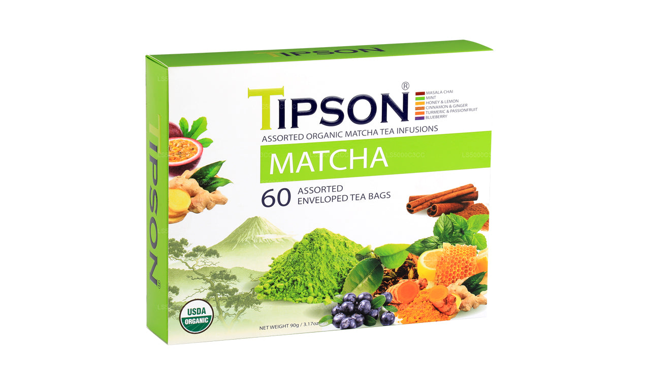 Tipson Tea Organic Matcha Assorted (90g)