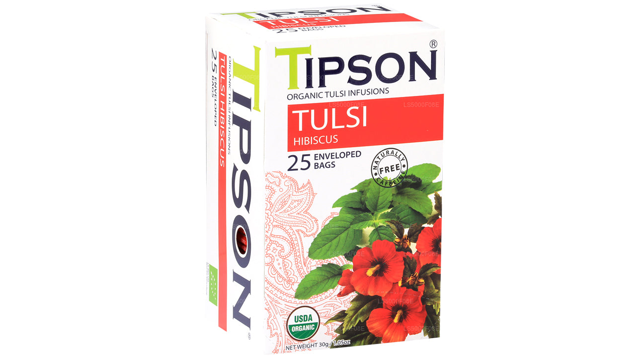 Tipson Tea Organic Tulsi With Hibiscus (30g)