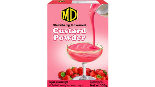 MD Strawberry Custard Powder (100g)