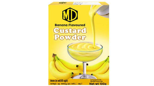 MD Banana Flavoured Custard Powder (100g)