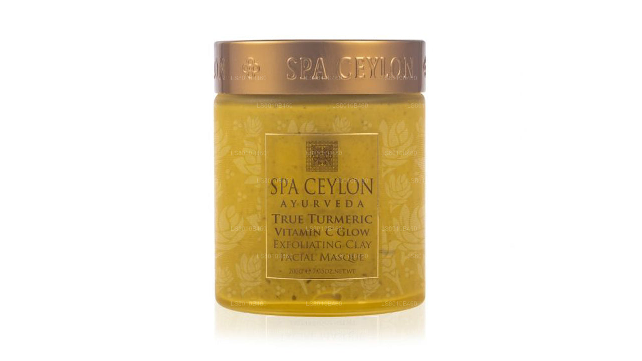 Spa Ceylon True Turmeric - Vitamin C Glow - Exfoliating Clay Facial Masque (200g)