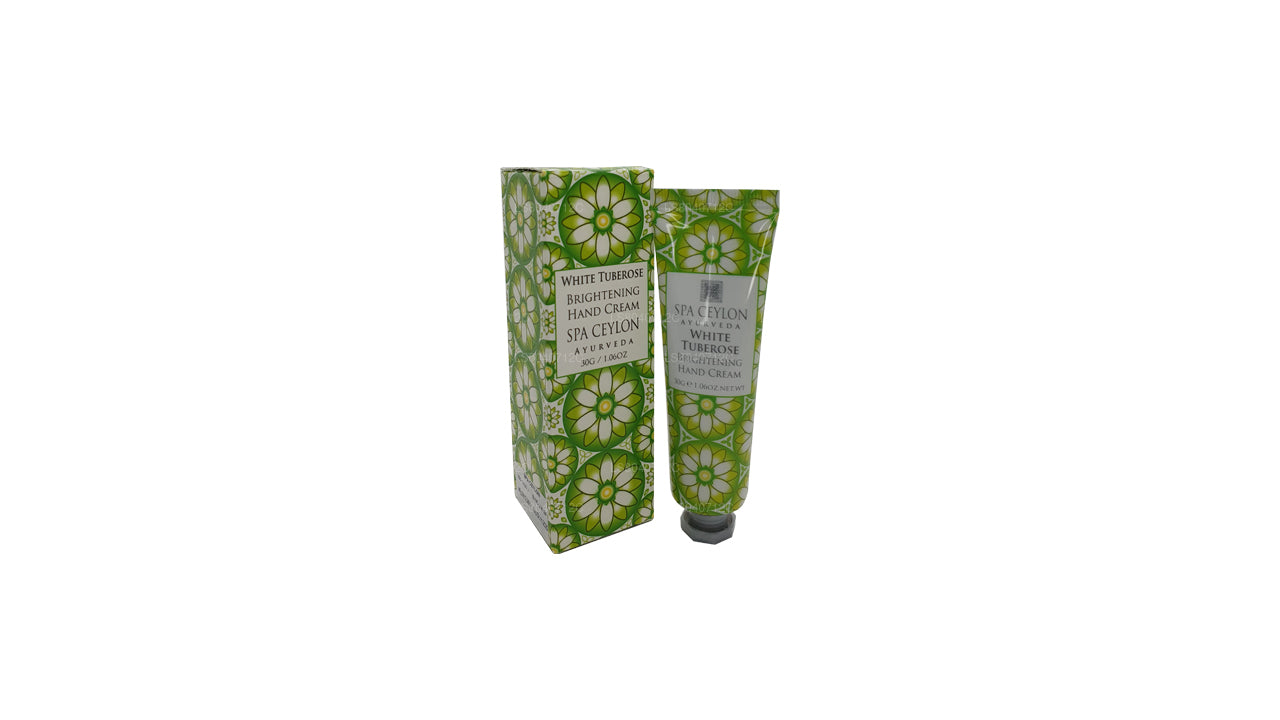 Spa CeylonÂ White Tuberose Brightening Hand Cream (30g)