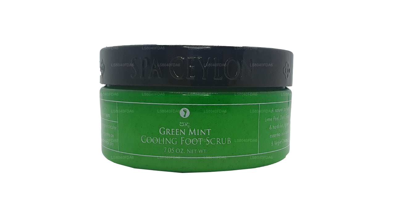 Spa Ceylon Green Mint Cooling Foot Scrub (200g)
