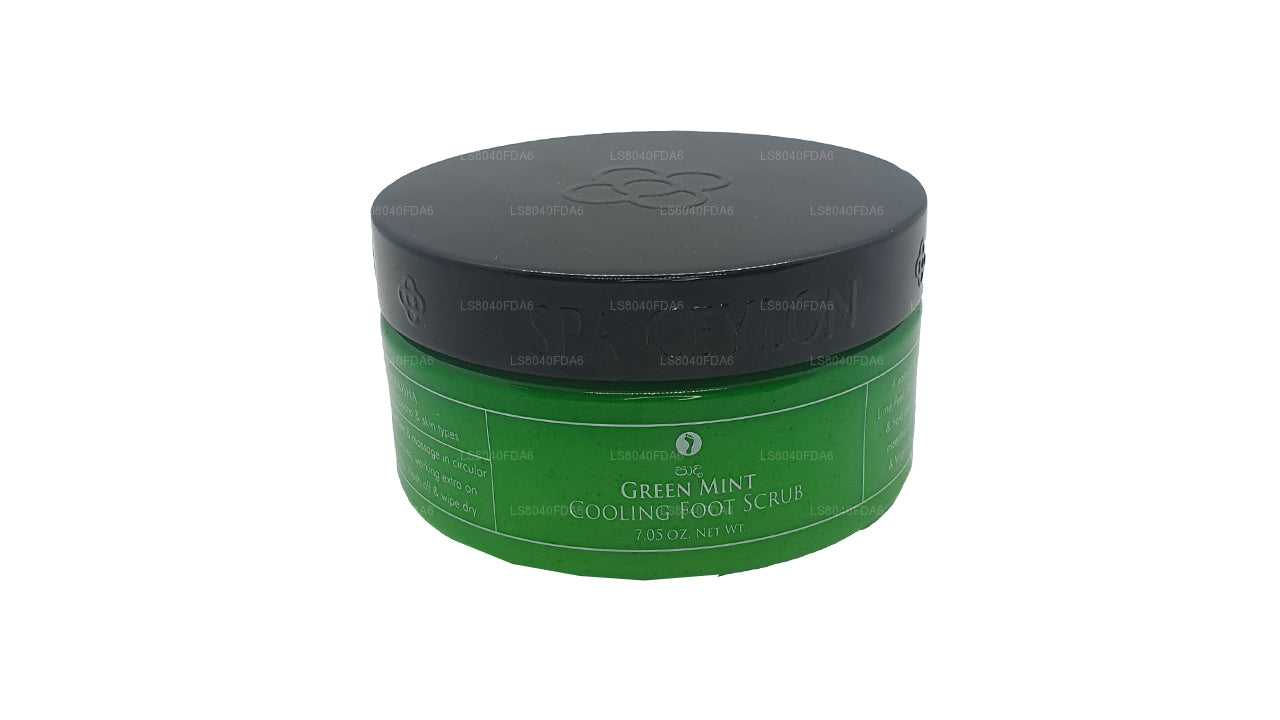 Spa Ceylon Green Mint Cooling Foot Scrub (200g)