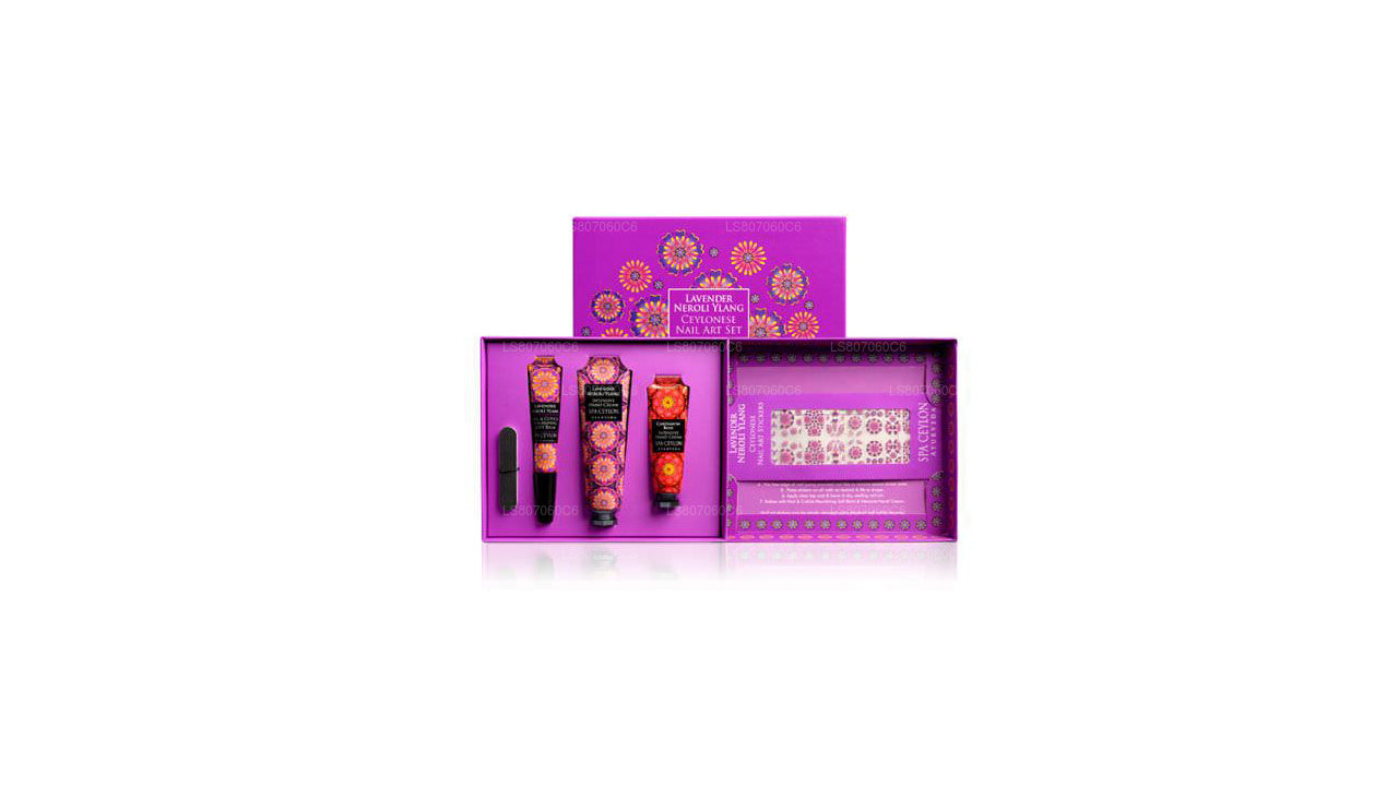 Spa Ceylon Lavender Neroli Ylang - Ceylonese Nail Art Set