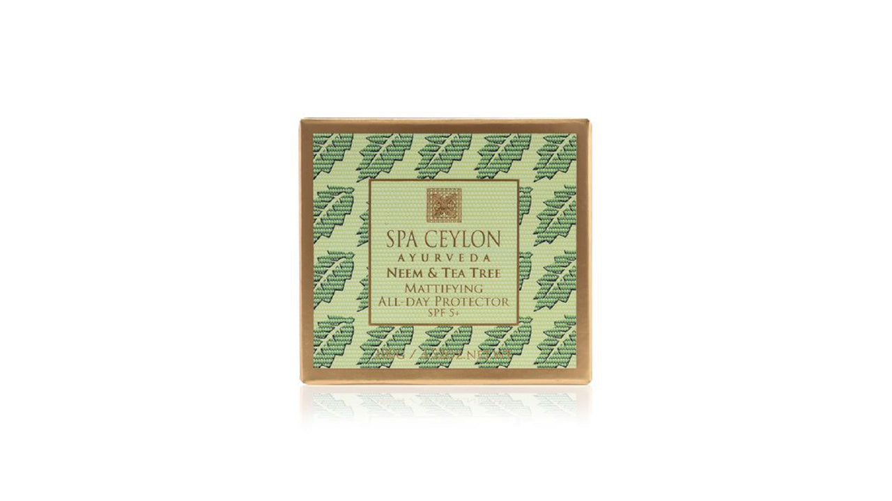 Spa Ceylon Neem and Tea Tree Mattifying All Day Protector (SPF 5+) (100g)