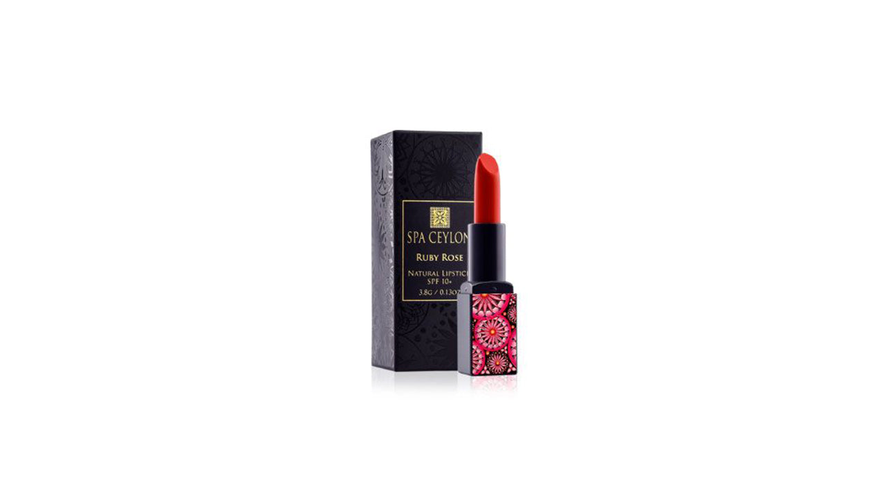 Spa Ceylon - Natural Lipstick Ruby Rose SPF 10+