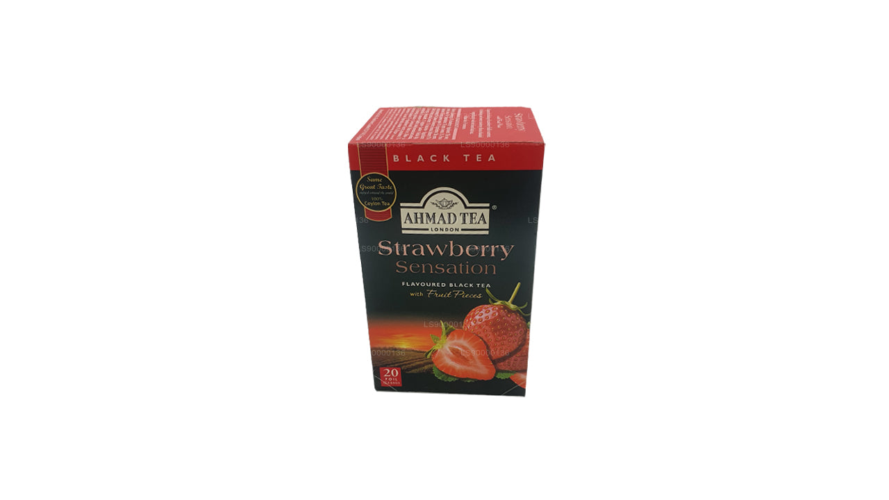 Ahmad Tea Strawberry 20 Foil Tea Bags (40g)