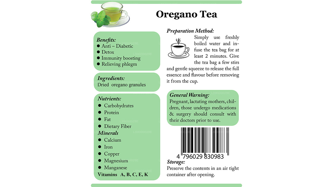 Lifetone Oregano Tea (30g)