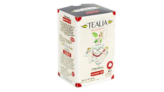 Tealia Tiramisu - Pyramid Tea Bags (40g)