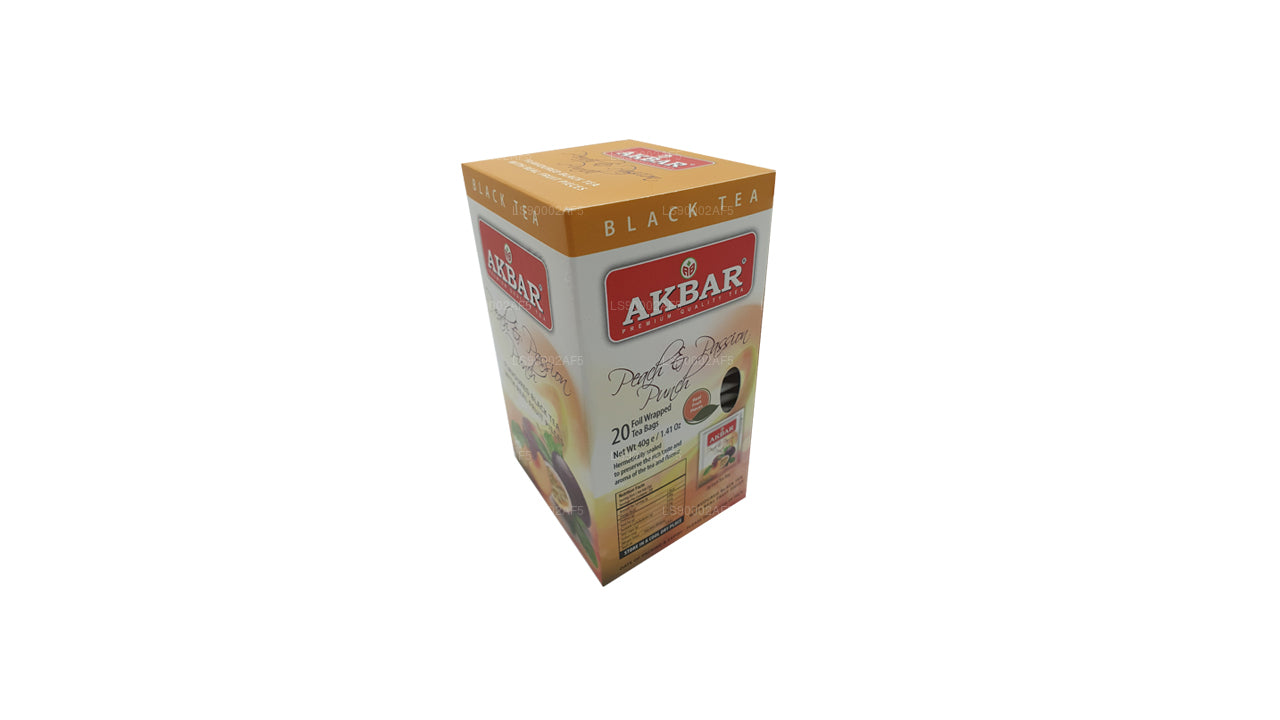 Akbar Peach and Passion Punch (40g) 20 Tea Bags