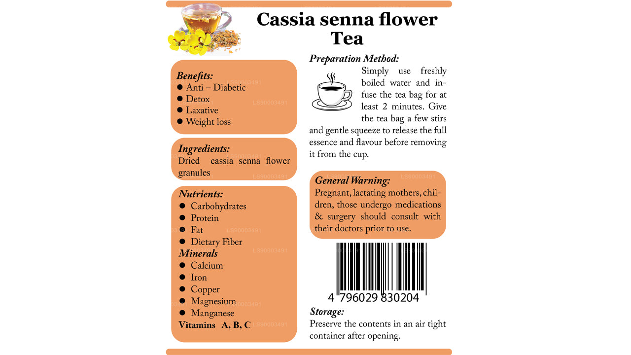 Lifetone Senna Flower Tea (30g)