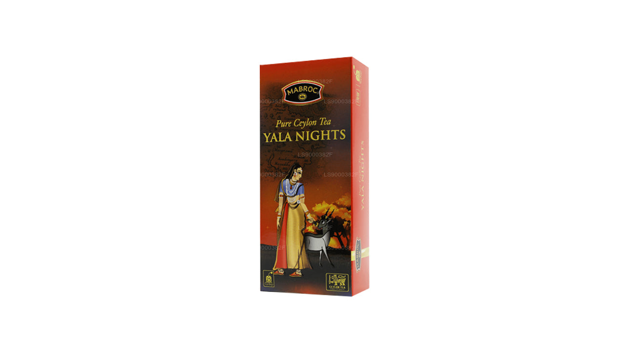Mabroc Legends Range - Yala Nights , Infused With Fruits & Flowers (25 Tea Bags)