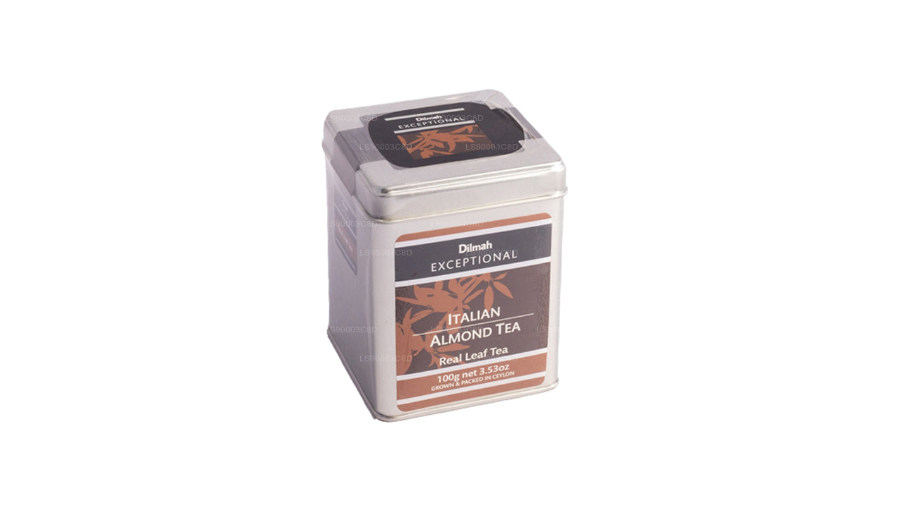 Dilmah Exceptional Italian Almond Tea (100g) Tin Caddy