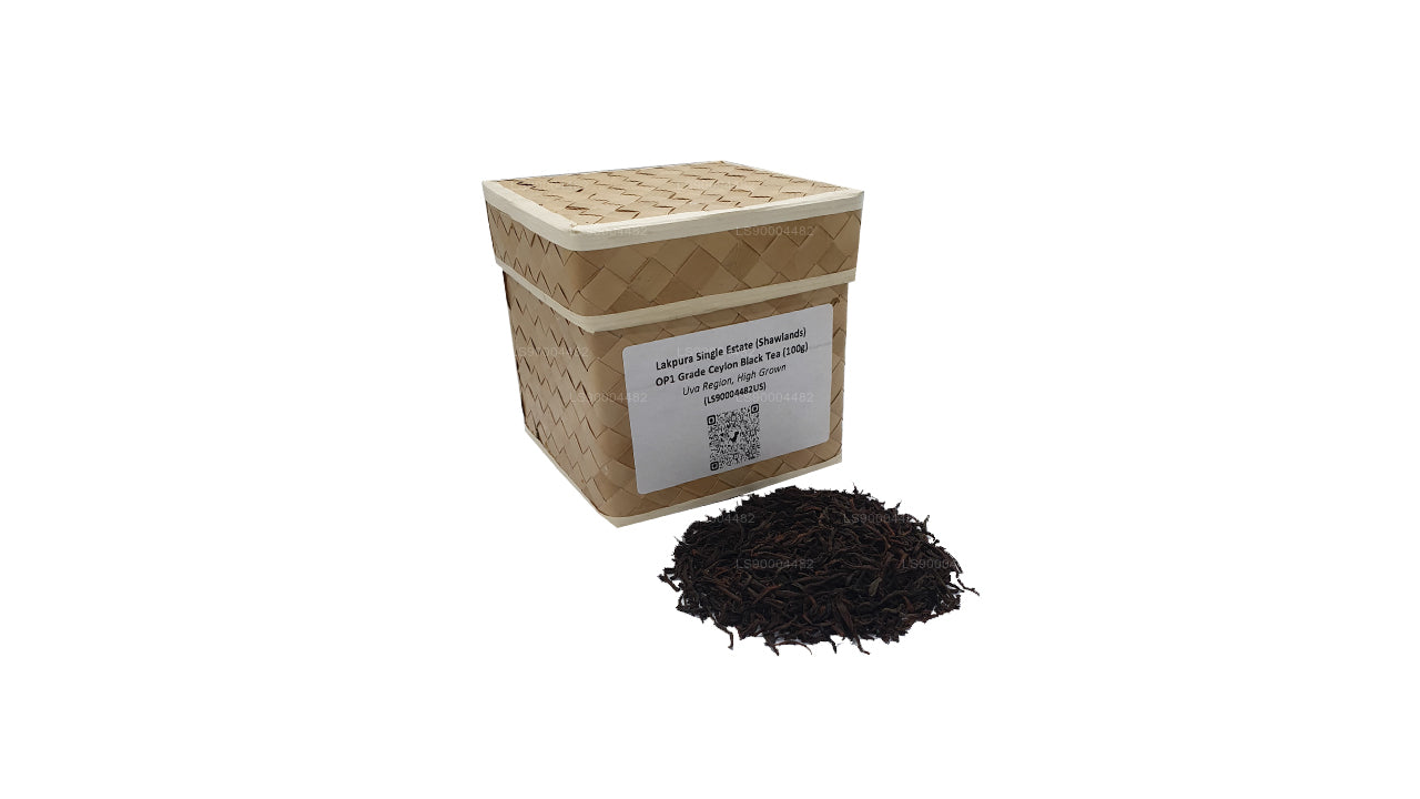 Lakpura Single Estate (Shawlands) OP1 Grade Ceylon Black Tea (100g)