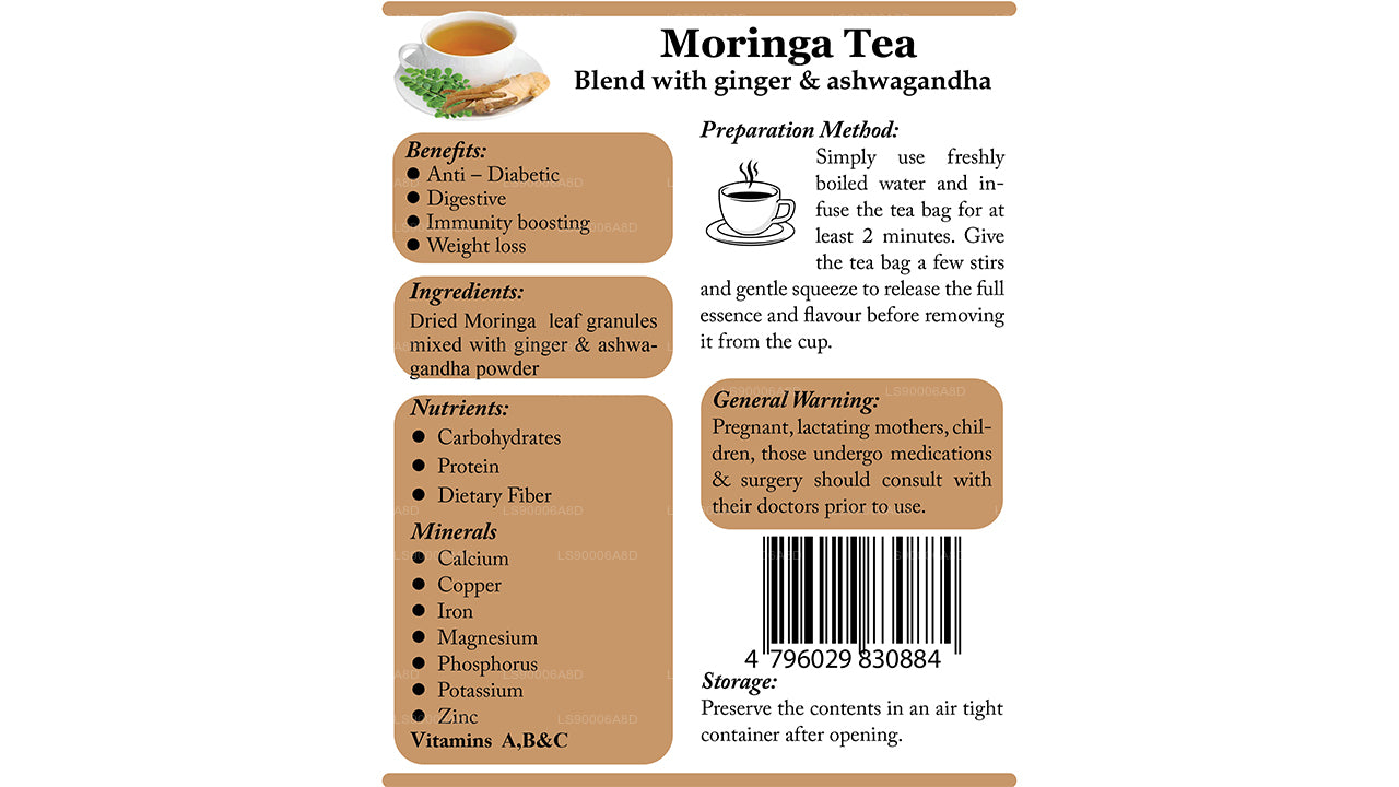 Lifetone Moringa Cinnamon Tea (30g)