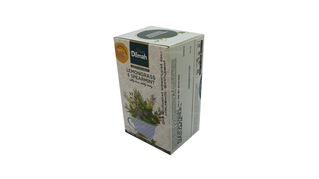 Dilmah Green Rooibos with Lemongrass and Spearmint (40g) 20 Tea Bags