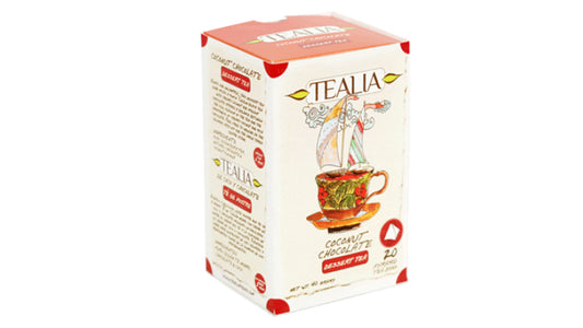 Tealia Coconut Chocolate - Pyramid Tea Bags (40g)