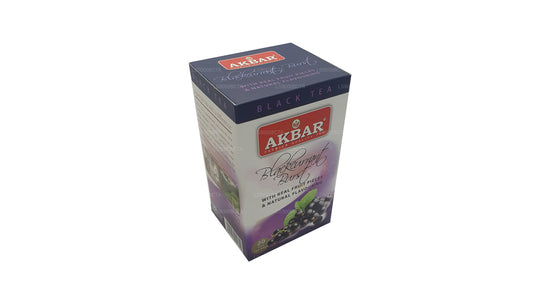 Akbar Blackcurrant Burst (40g) 20 Foil Tea Bags
