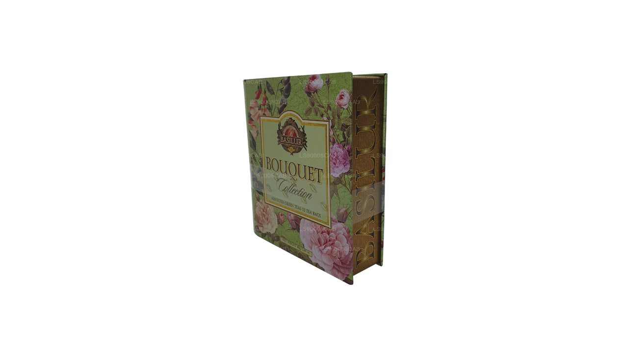 Basilur Exclusive Premium Green Tea Bouquet Collection (48g) 32 Tea Bags