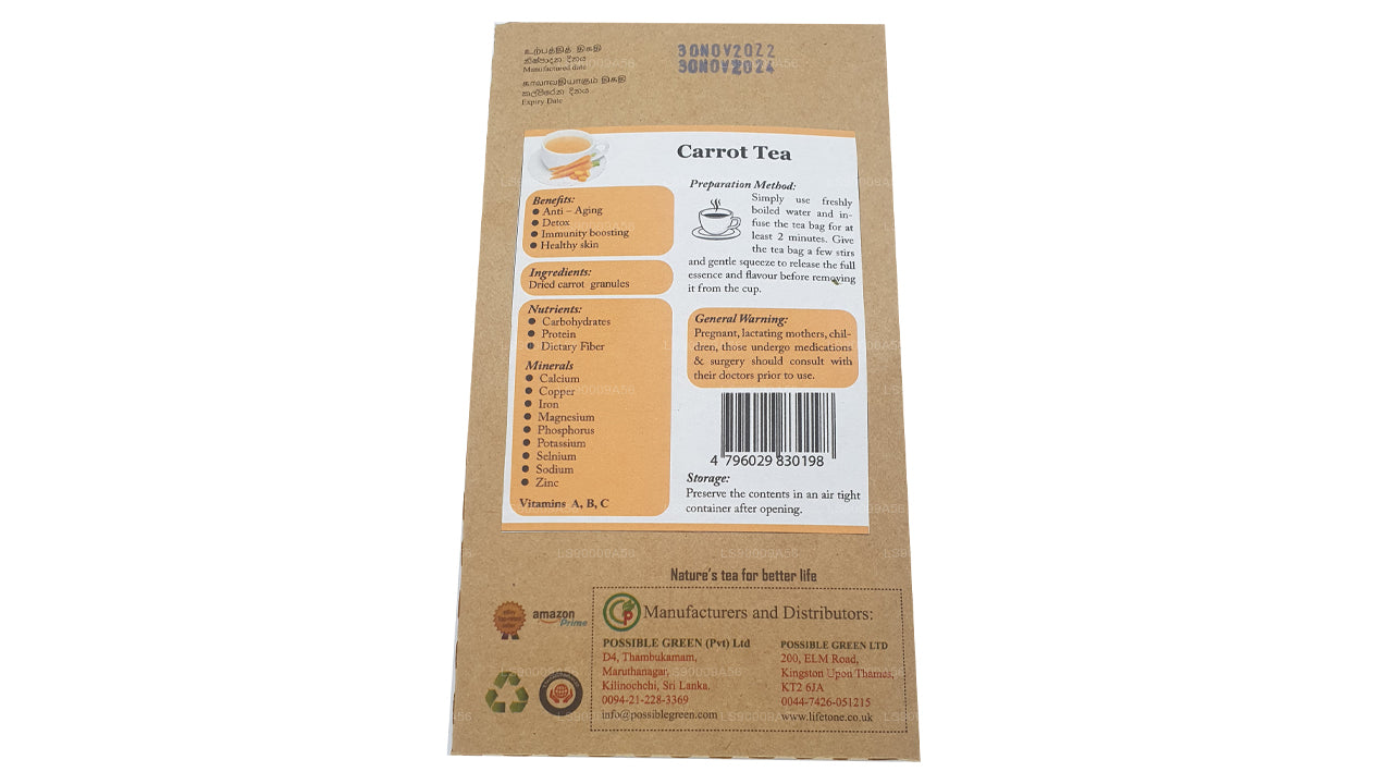 Pure Natural Carrot Tea (40g)