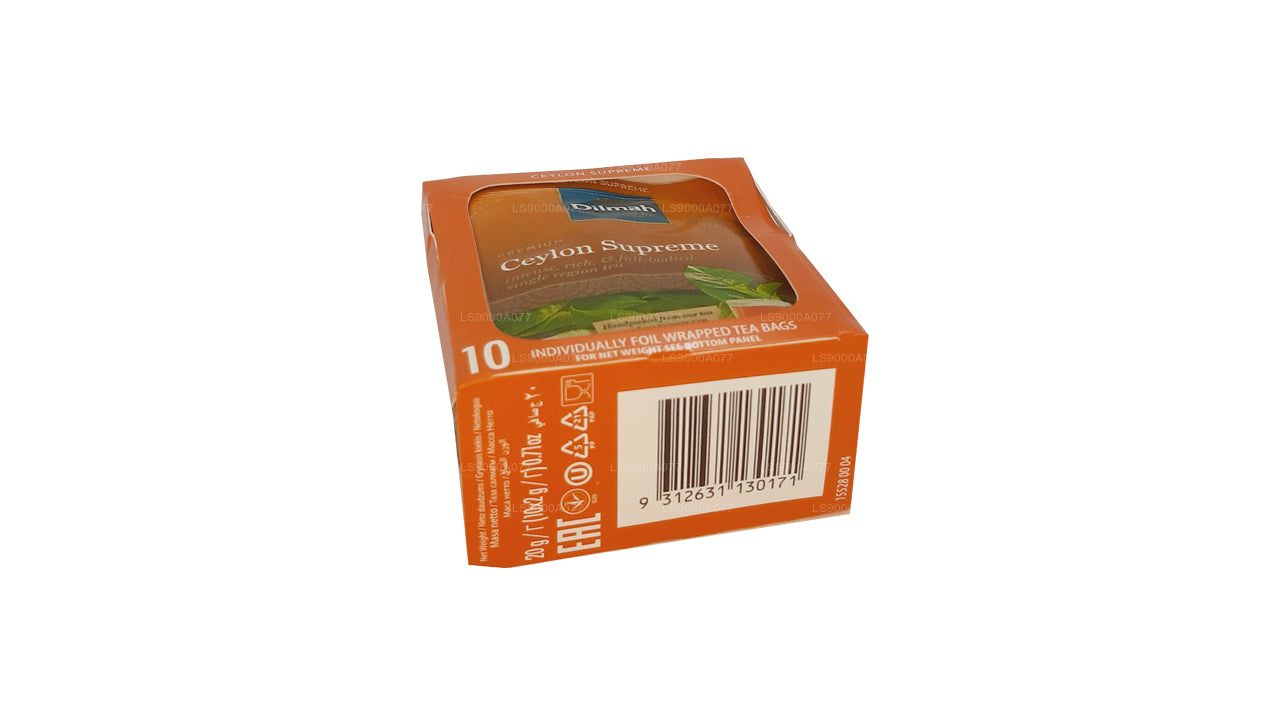 Dilmah Ceylon Supreme 10 Tea Bags (20g)