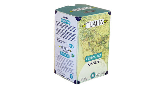 Tealia Ceylon Regional Tea "Kandy" Pyramid Tea Bags (40g)