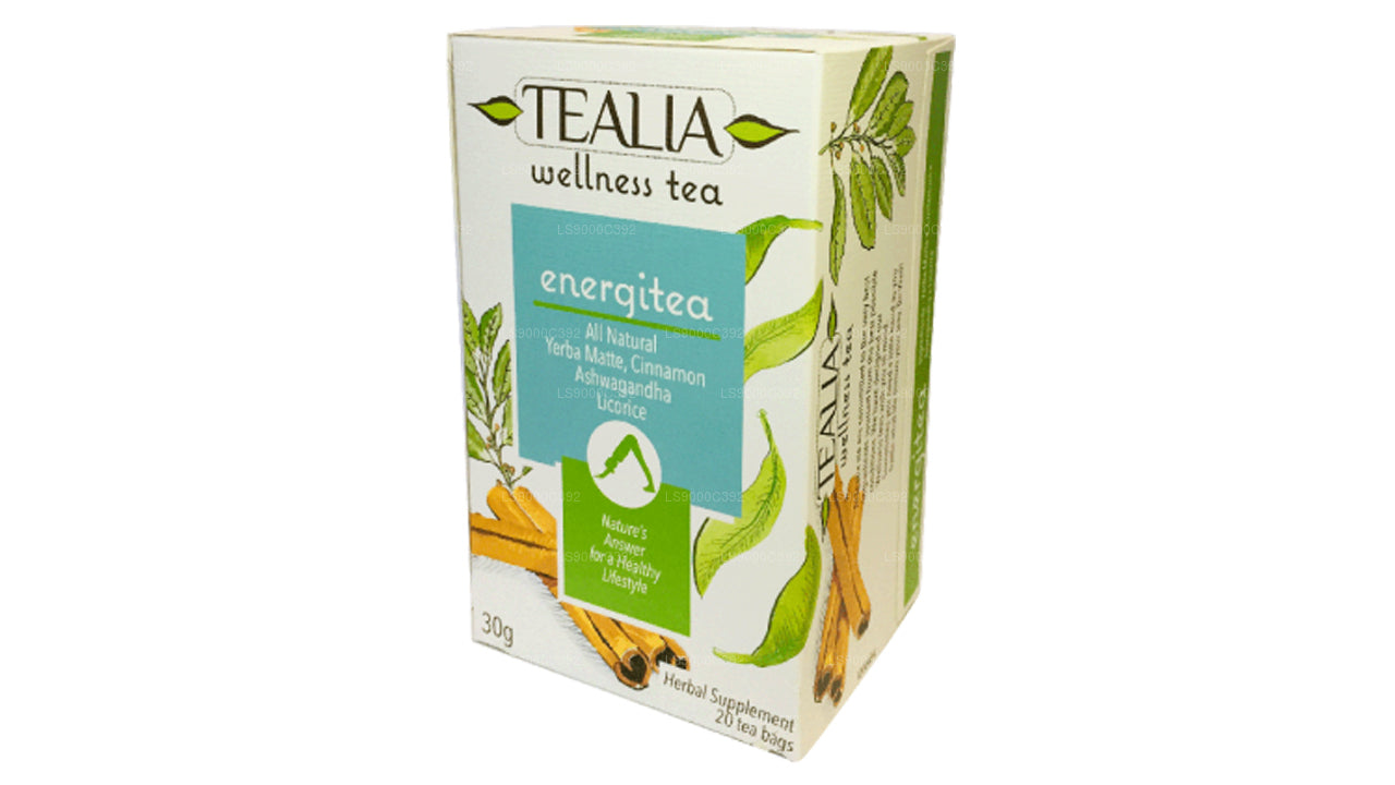 Tealia Wellness Energitea - 20 Envelope Tea Bags (30g)