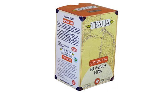 Tealia Ceylon Regional Tea "Nuwara Eliya" Pyramid Tea Bags (40g)
