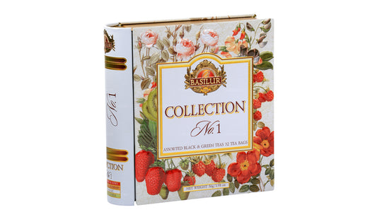 Basilur  Assorted Black & Green Teas Tea Book Collection No.1 (56g) 32 Tea Bags