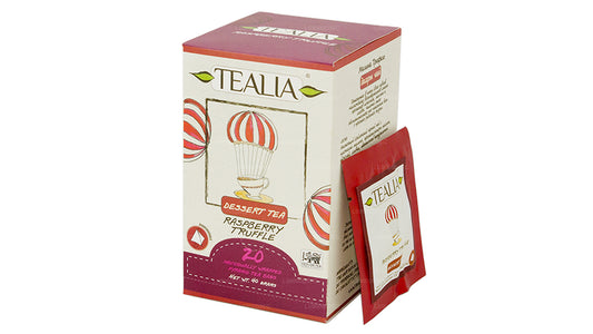 Tealia Raspberry Truffle - 20 Pyramid Envelope Sachets (40g)