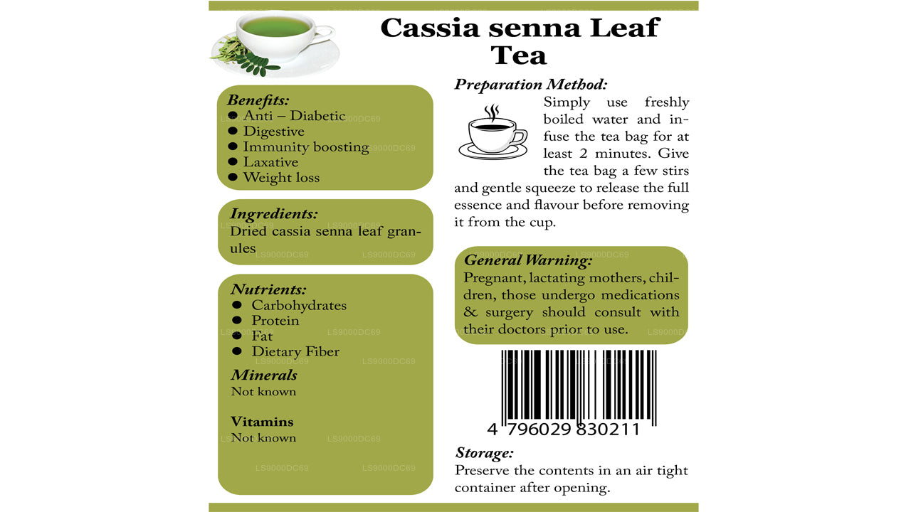 Lifetone Senna Leaf Tea (30g)