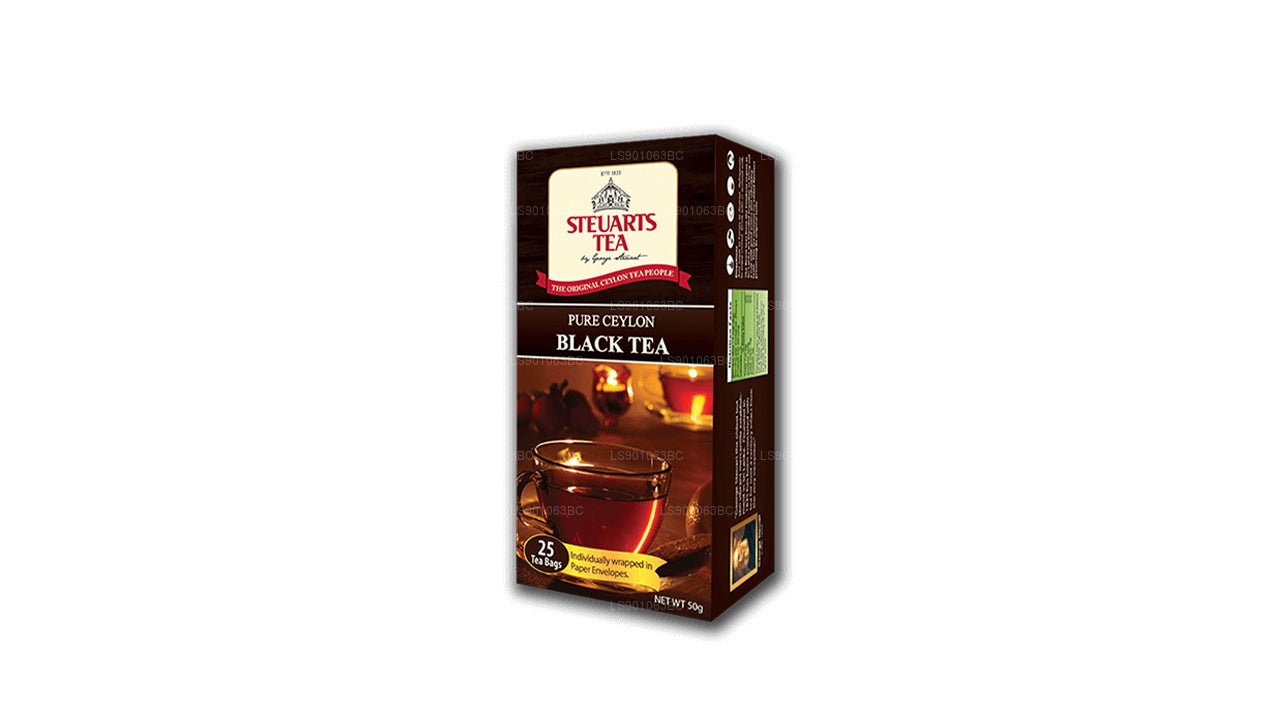 George Steuart Pure Ceylon Black Tea (50g) 25 Tea Bags