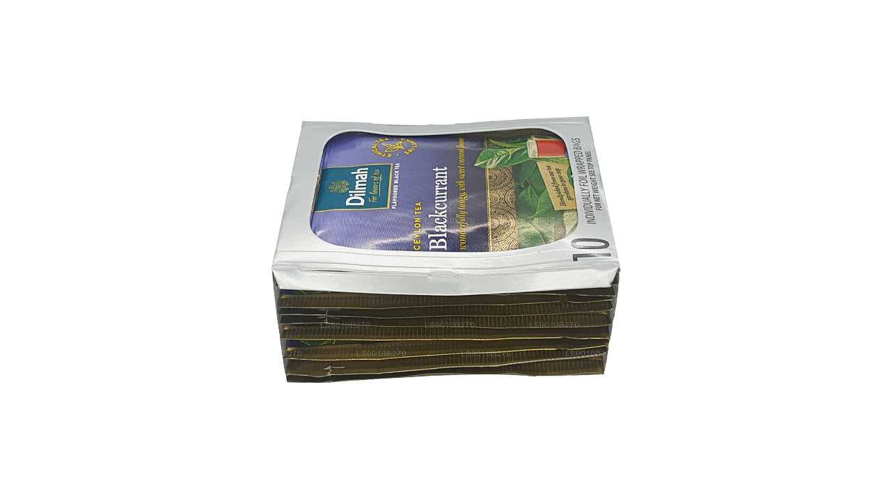 Dilmah Blackcurrent Tea (20g) 10 Individually Foil Wrapped Tea Bags