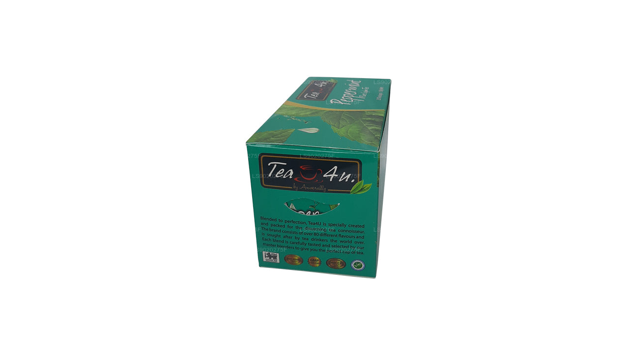 Tea4U Peppermint Pure Ceylon Tea (50g) 25 Tea Bags