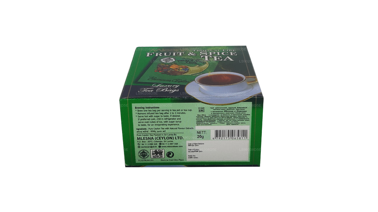 Mlesna Fruit and Spices Tea (20g) 10 Luxury Tea Bags