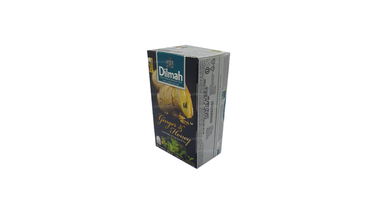 Dilmah Ginger and Honey Flavored Tea (30g) 20 Tea Bags