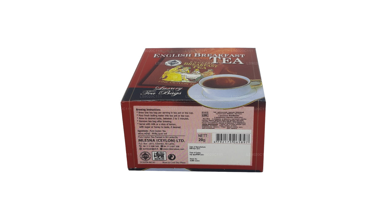 Mlesna English Breakfast Tea (20g) 10 Luxury Tea Bags