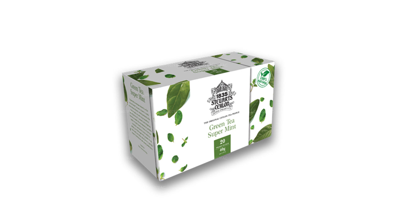 George Steuart Green Tea Super Mintt (40g) 20 Tea Bags