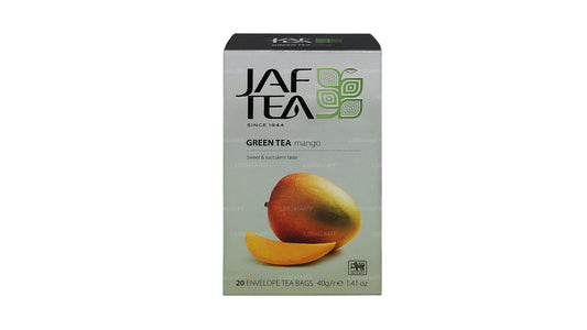 Jaf Tea Mango Green Tea Foil Envelop Tea Bags (40g)